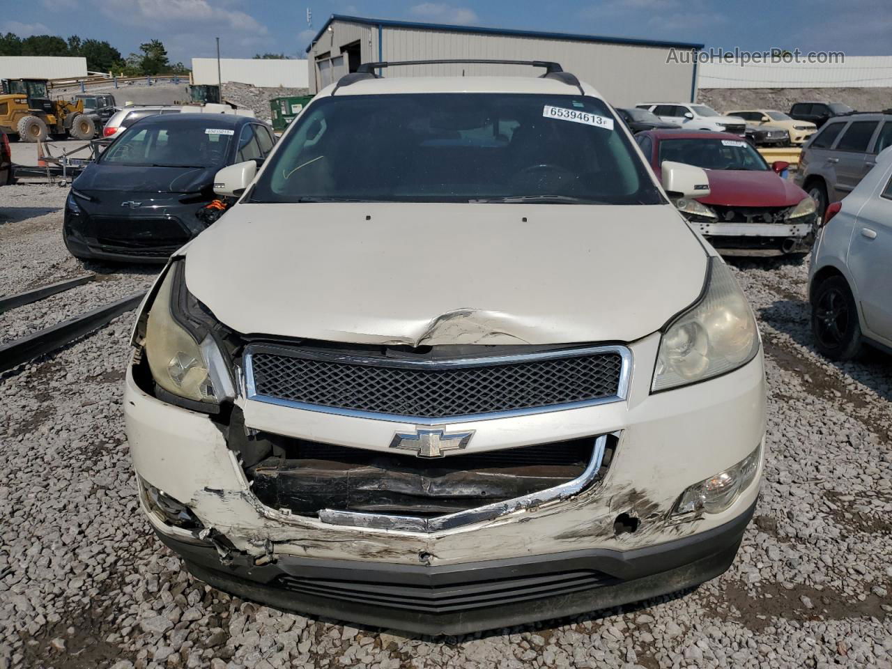 2011 Chevrolet Traverse Lt White vin: 1GNKRGEDXBJ123635