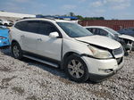 2011 Chevrolet Traverse Lt White vin: 1GNKRGEDXBJ123635