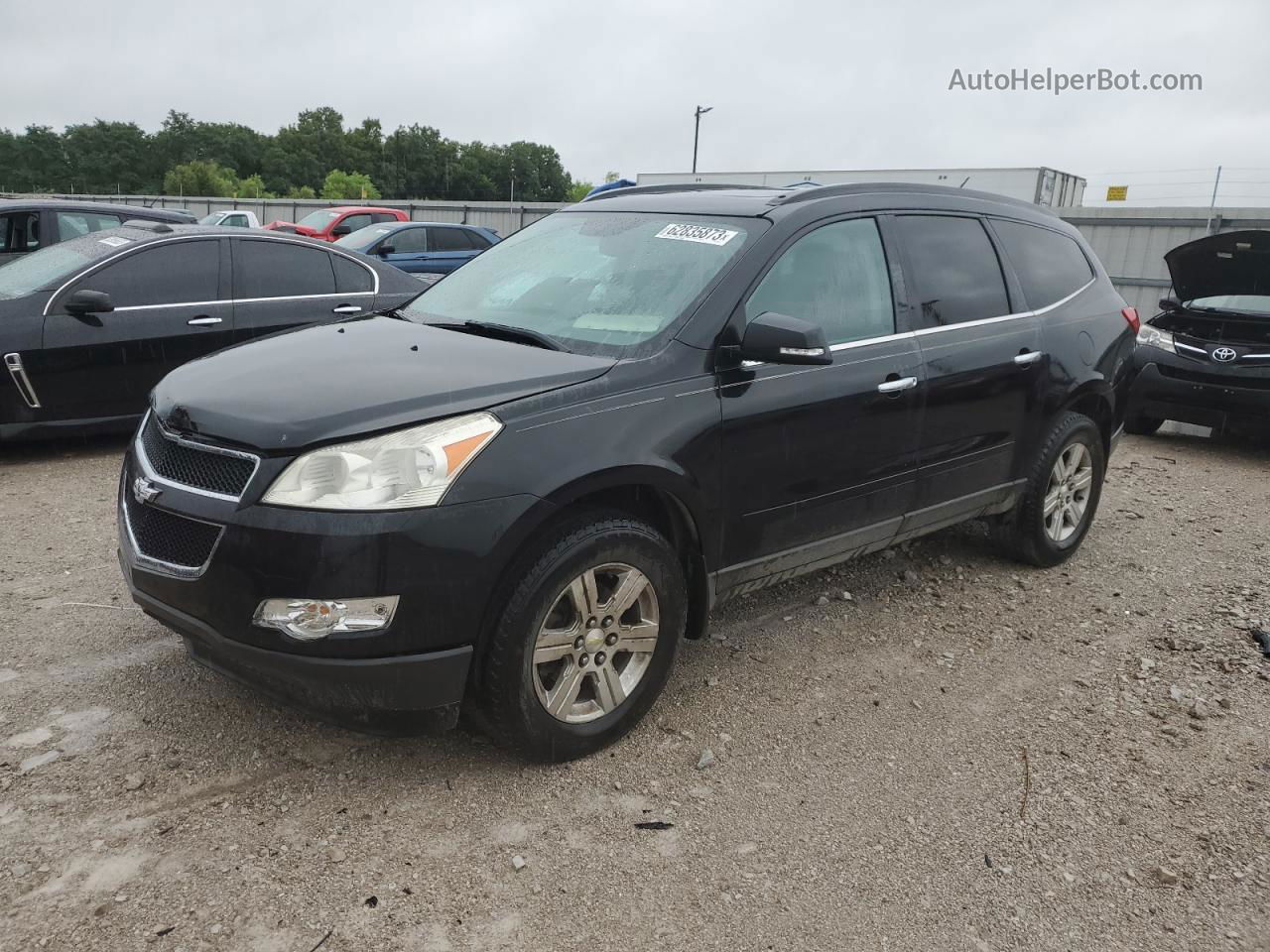 2011 Chevrolet Traverse Lt Black vin: 1GNKRGEDXBJ148132