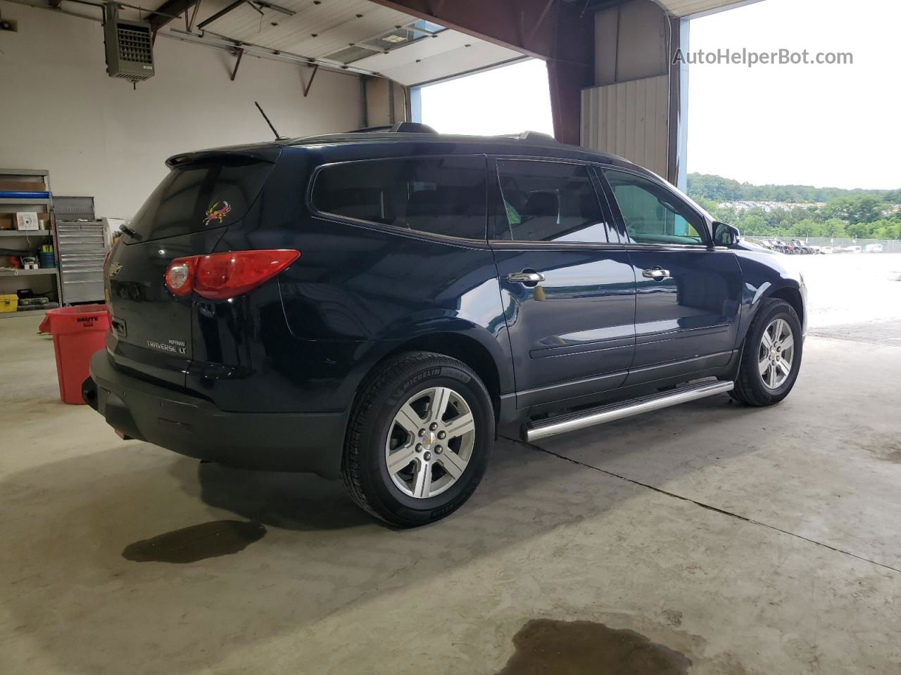 2011 Chevrolet Traverse Lt Синий vin: 1GNKRGEDXBJ180658