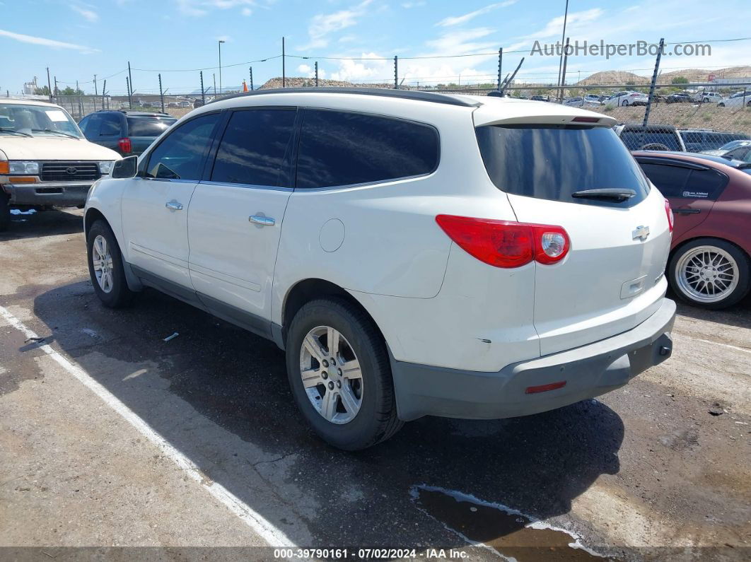 2011 Chevrolet Traverse 1lt White vin: 1GNKRGEDXBJ197086