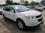 2011 Chevrolet Traverse Lt White vin: 1GNKRGEDXBJ278105