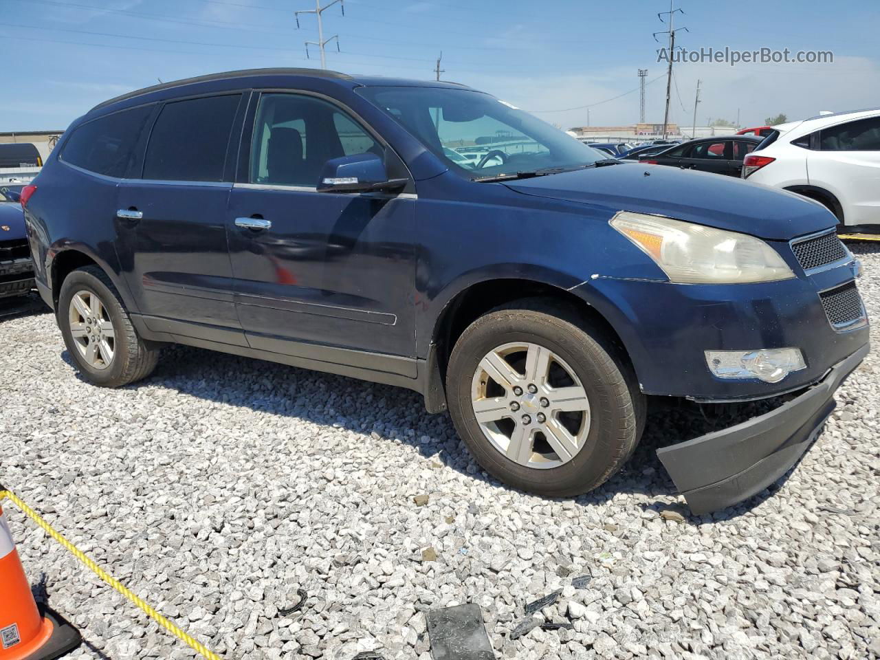 2011 Chevrolet Traverse Lt Blue vin: 1GNKRGEDXBJ348444