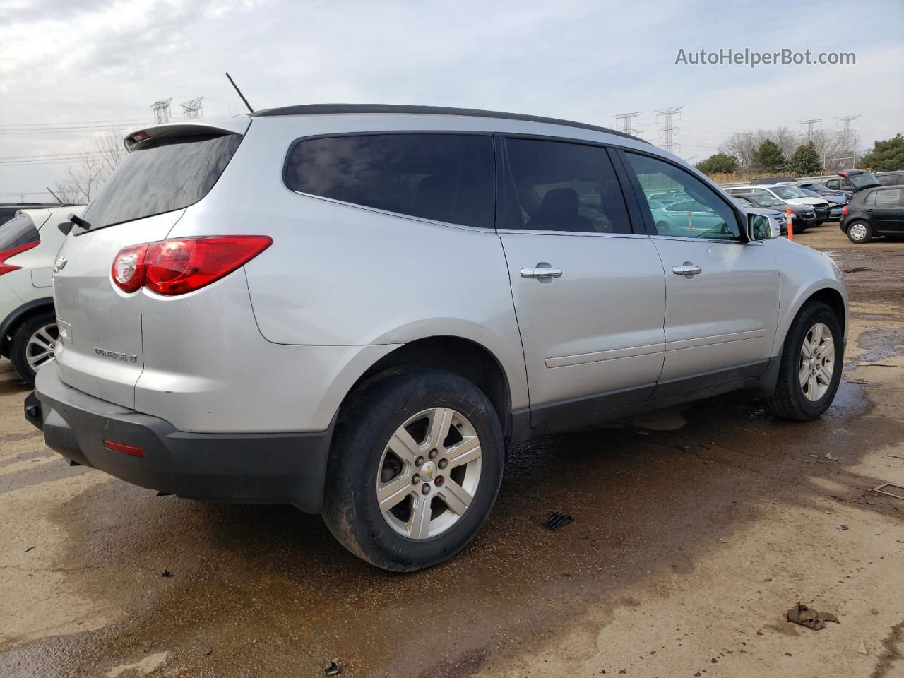 2012 Chevrolet Traverse Lt Silver vin: 1GNKRGEDXCJ204619