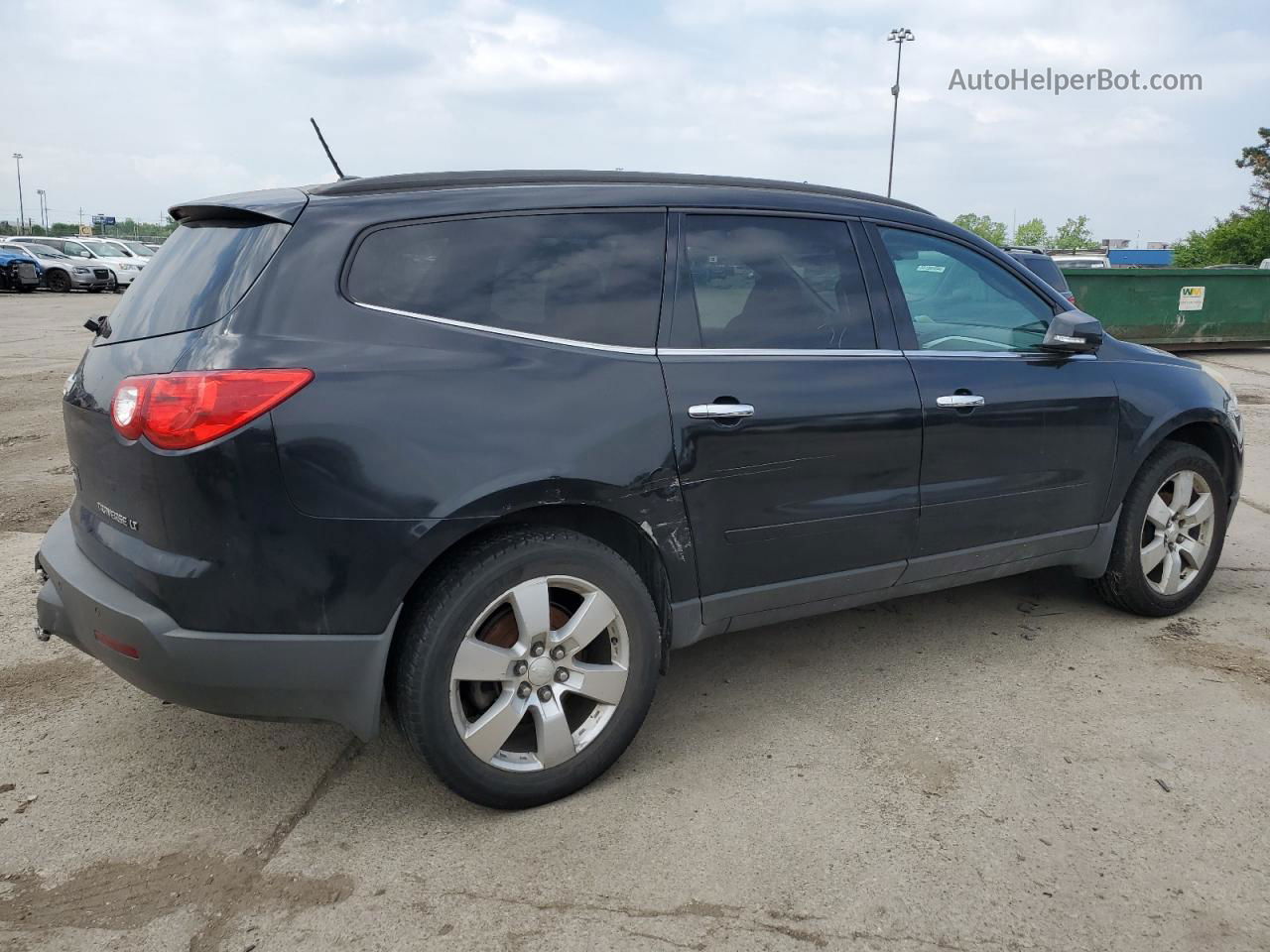 2012 Chevrolet Traverse Lt Black vin: 1GNKRGEDXCJ274816