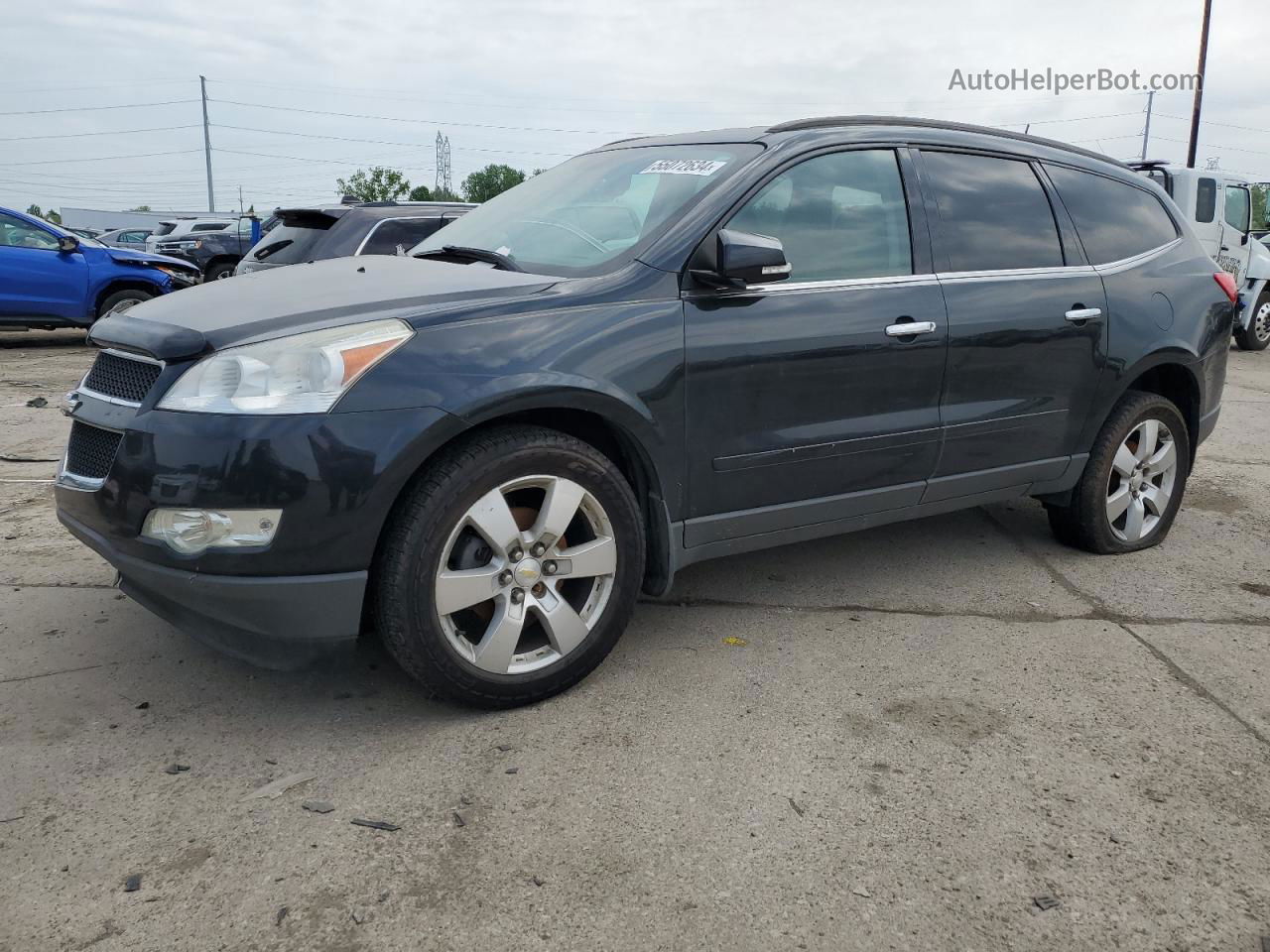 2012 Chevrolet Traverse Lt Black vin: 1GNKRGEDXCJ274816