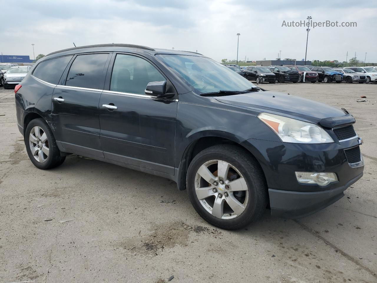 2012 Chevrolet Traverse Lt Black vin: 1GNKRGEDXCJ274816