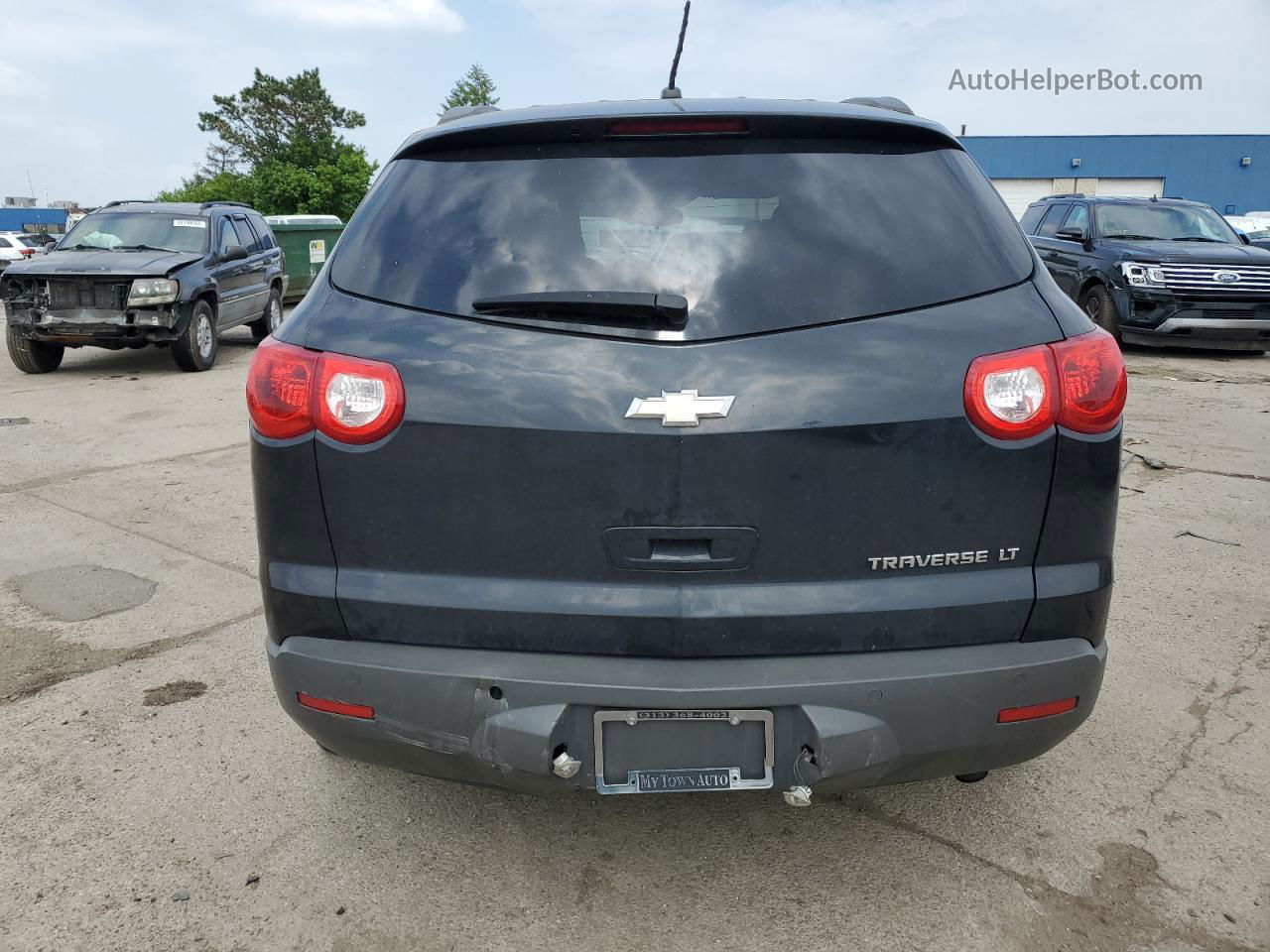 2012 Chevrolet Traverse Lt Black vin: 1GNKRGEDXCJ274816