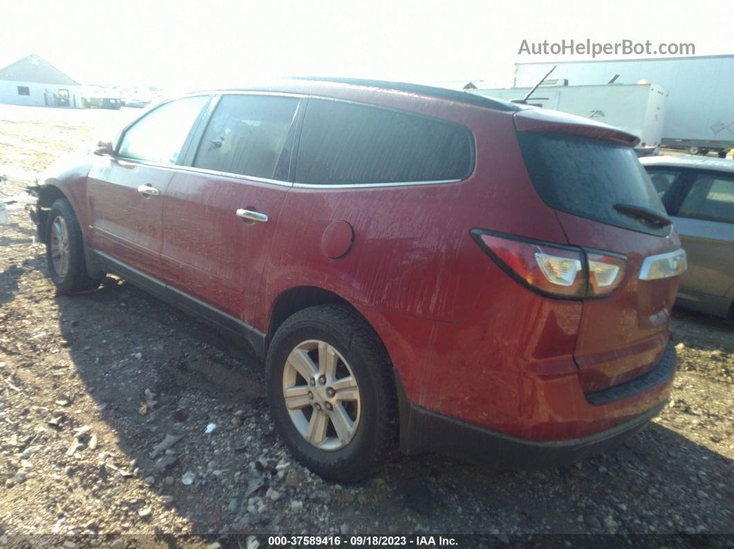 2014 Chevrolet Traverse 1lt Maroon vin: 1GNKRGKD1EJ316961