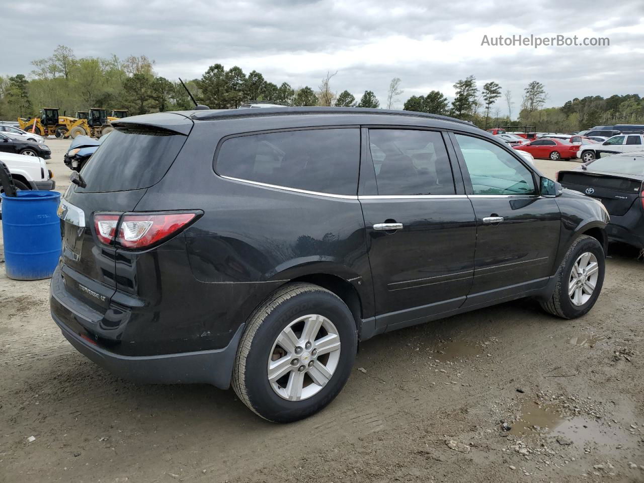 2014 Chevrolet Traverse Lt Black vin: 1GNKRGKD4EJ200931