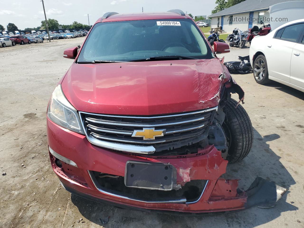 2014 Chevrolet Traverse Lt Red vin: 1GNKRGKD5EJ174596