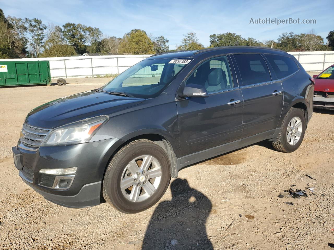 2014 Chevrolet Traverse Lt Charcoal vin: 1GNKRHKD1EJ110853