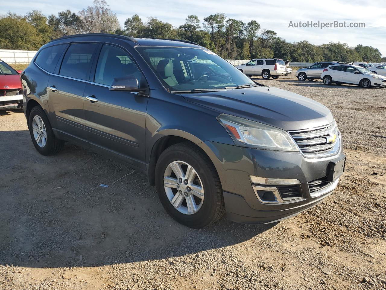 2014 Chevrolet Traverse Lt Charcoal vin: 1GNKRHKD1EJ110853