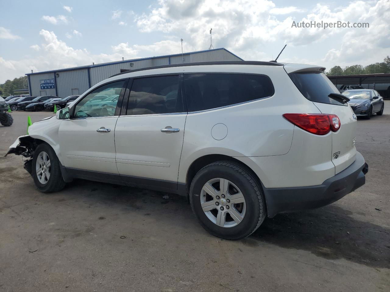 2011 Chevrolet Traverse Lt White vin: 1GNKRJED0BJ212577