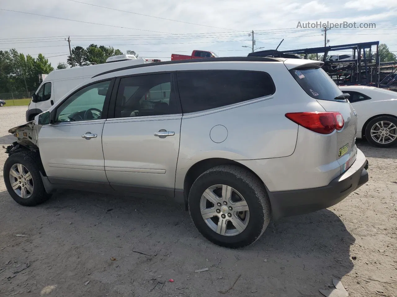 2011 Chevrolet Traverse Lt Silver vin: 1GNKRJED0BJ220002