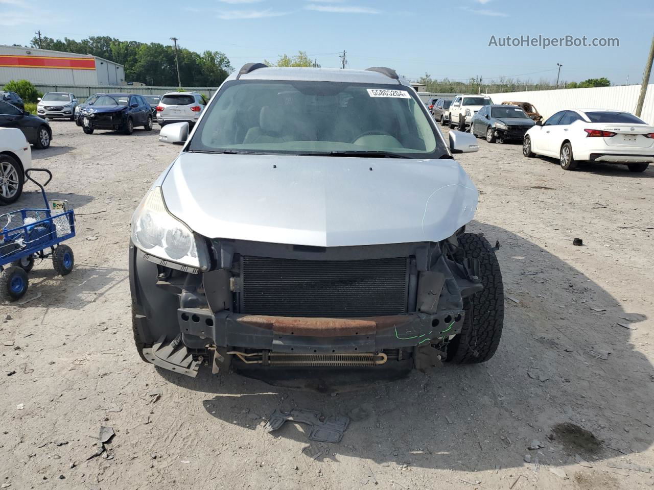 2011 Chevrolet Traverse Lt Silver vin: 1GNKRJED0BJ220002