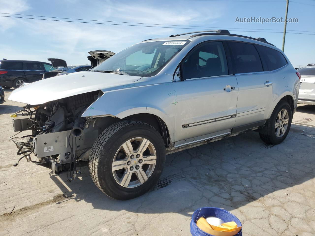 2012 Chevrolet Traverse Lt Silver vin: 1GNKRJED0CJ169960