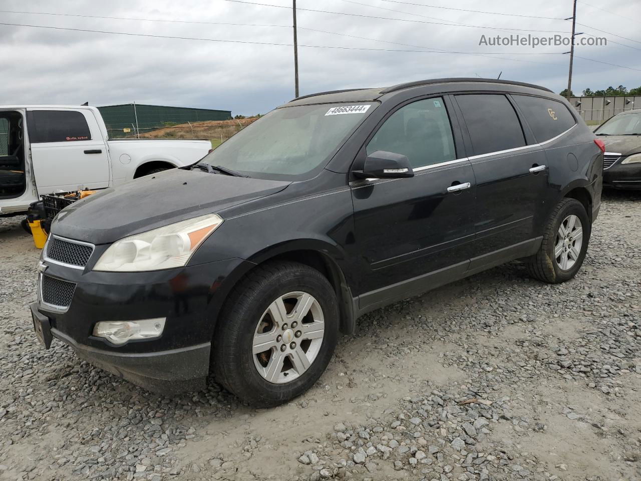 2011 Chevrolet Traverse Lt Black vin: 1GNKRJED1BJ149389