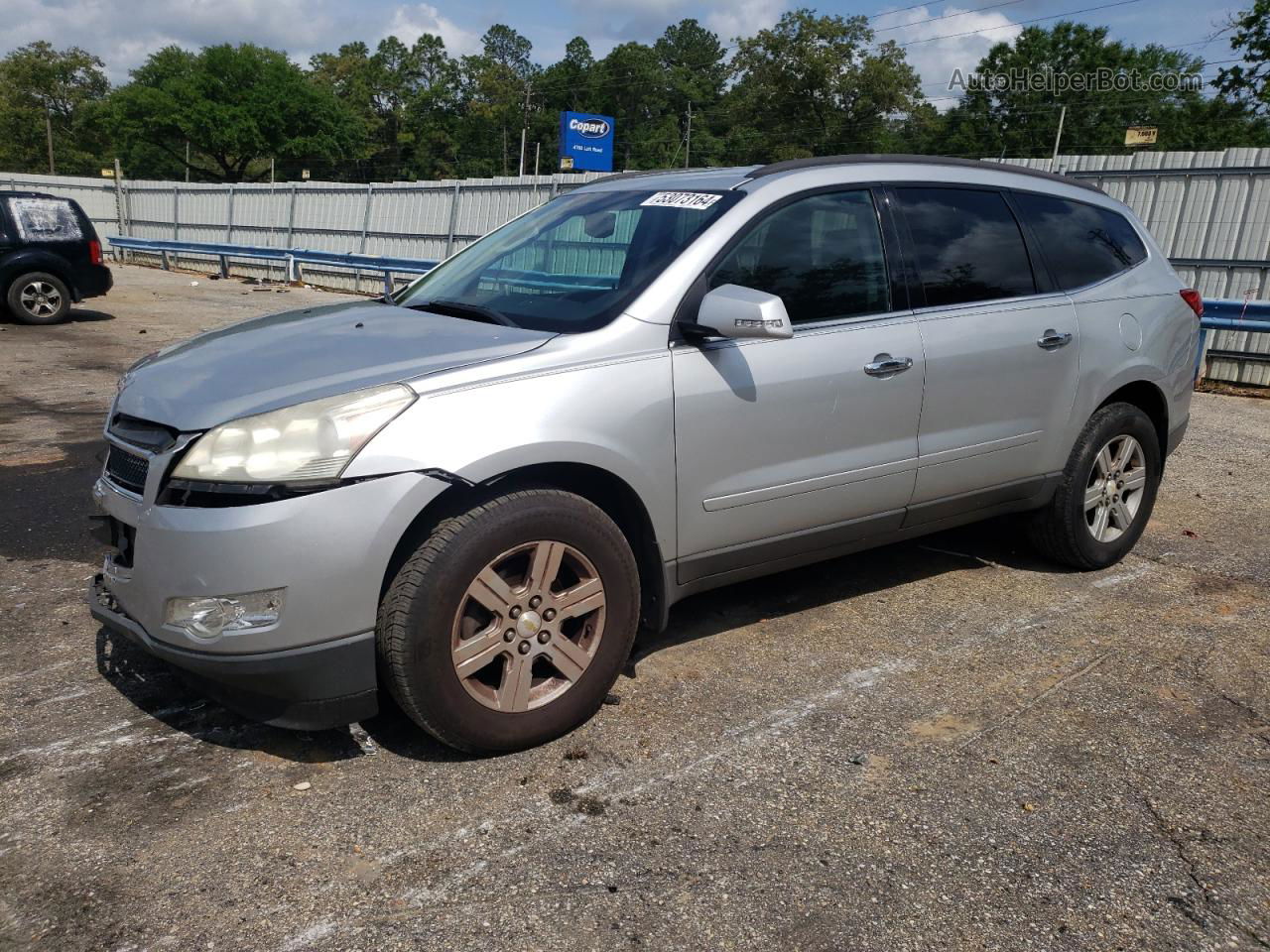 2011 Chevrolet Traverse Lt Silver vin: 1GNKRJED2BJ129717