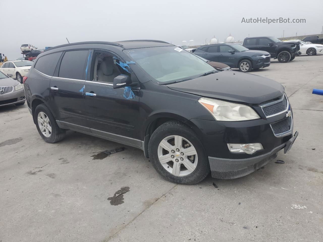 2011 Chevrolet Traverse Lt Black vin: 1GNKRJED2BJ210765