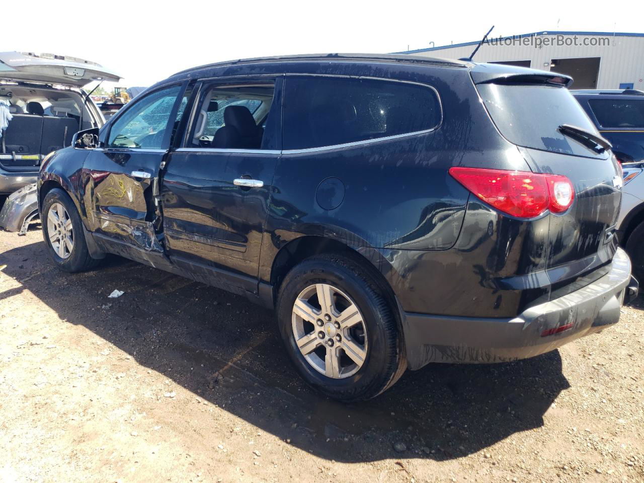 2011 Chevrolet Traverse Lt Black vin: 1GNKRJED2BJ343929