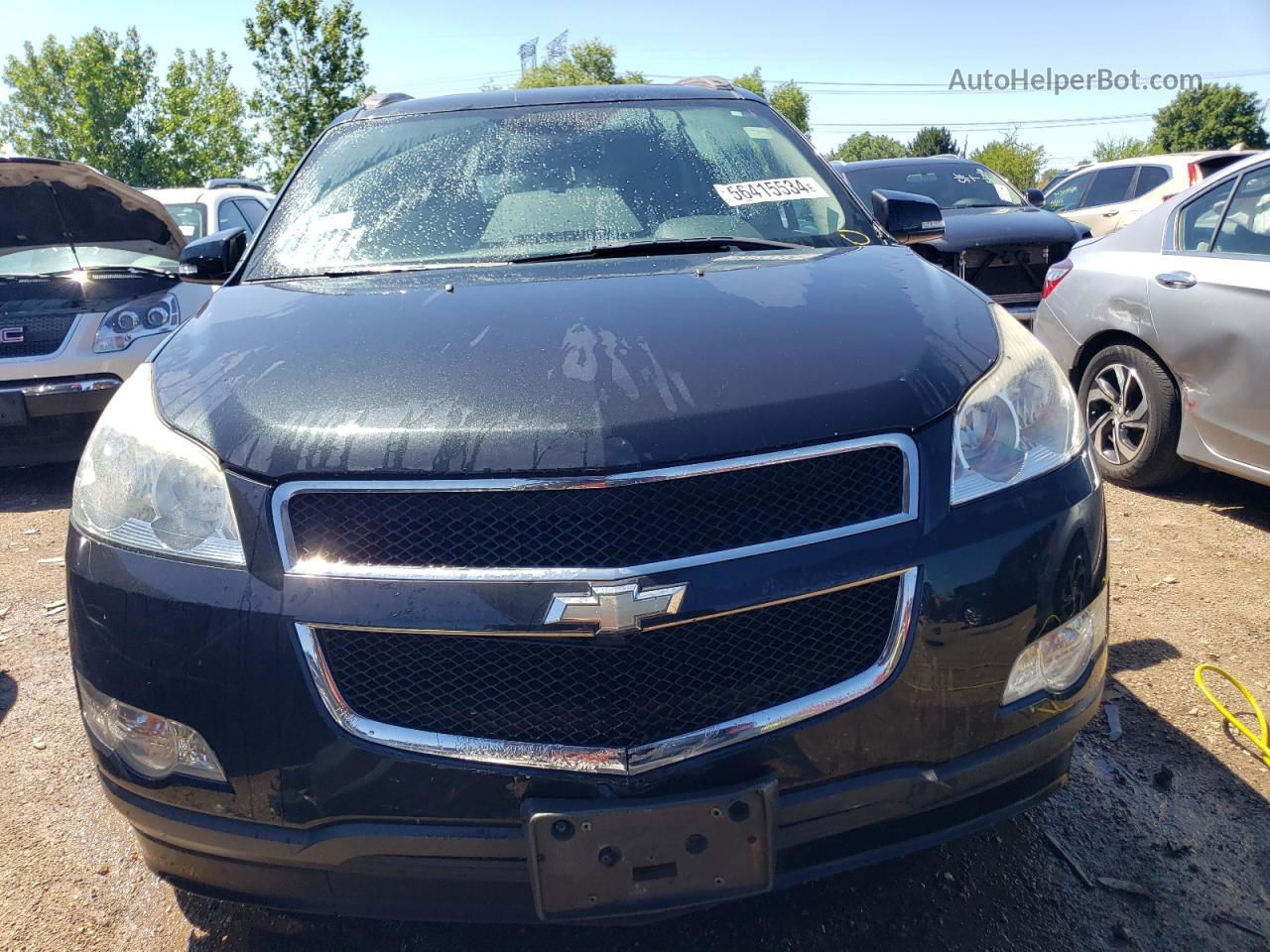 2011 Chevrolet Traverse Lt Black vin: 1GNKRJED2BJ343929