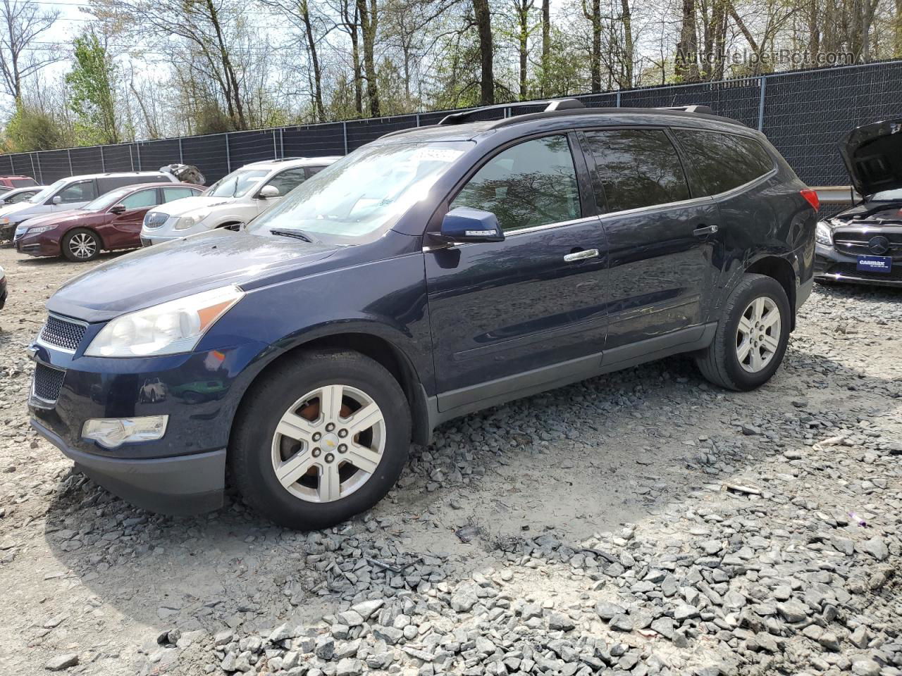 2011 Chevrolet Traverse Lt Blue vin: 1GNKRJED2BJ414188