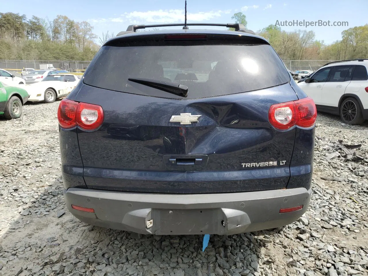 2011 Chevrolet Traverse Lt Blue vin: 1GNKRJED2BJ414188