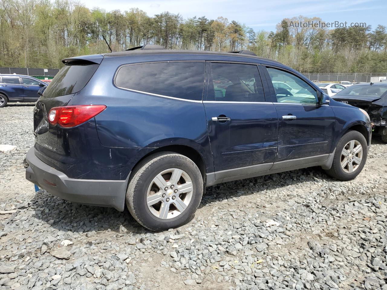 2011 Chevrolet Traverse Lt Blue vin: 1GNKRJED2BJ414188