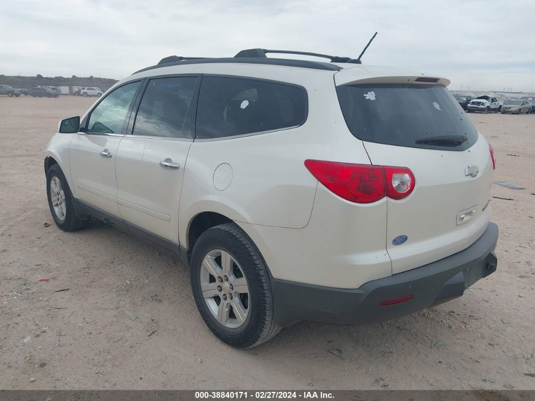 2012 Chevrolet Traverse 2lt White vin: 1GNKRJED2CJ114703