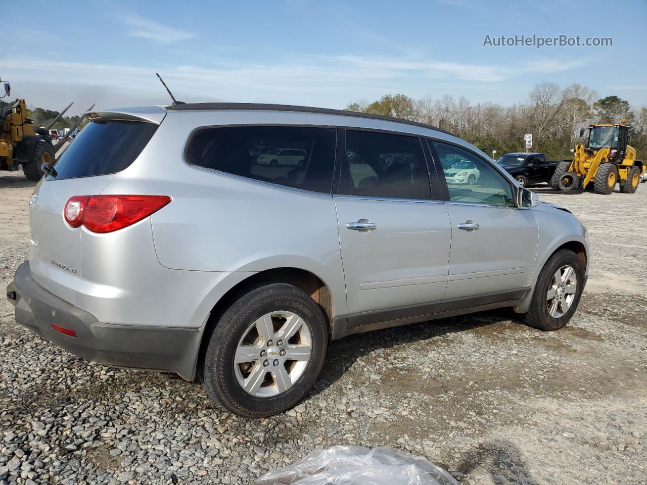 2012 Chevrolet Traverse Lt Silver vin: 1GNKRJED2CJ144901