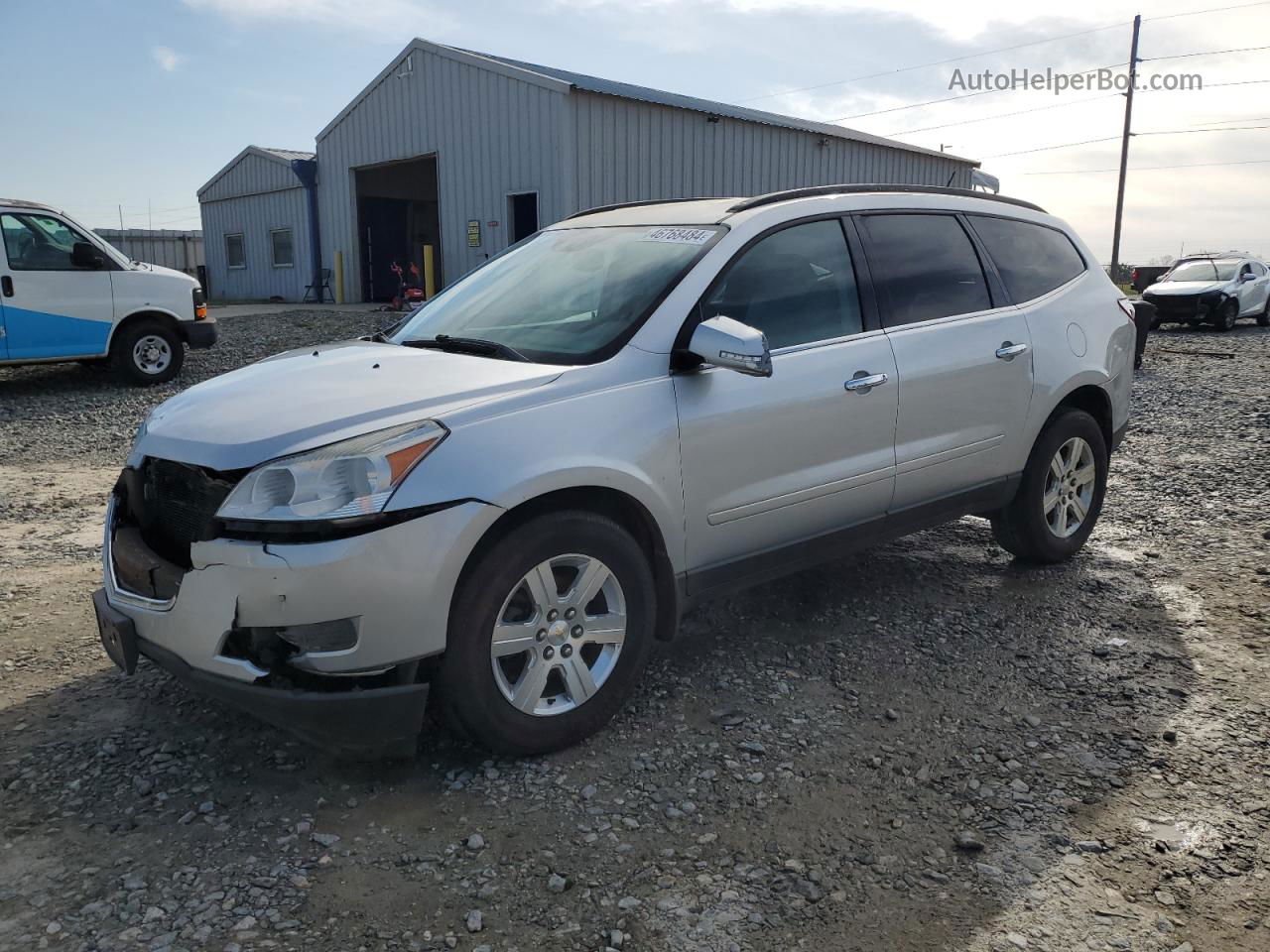 2012 Chevrolet Traverse Lt Silver vin: 1GNKRJED2CJ144901