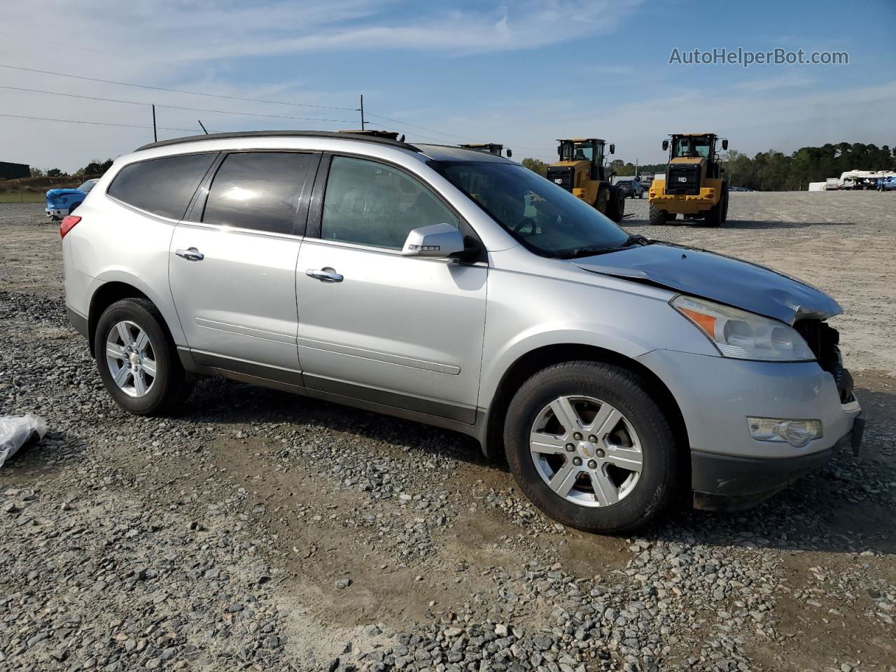 2012 Chevrolet Traverse Lt Silver vin: 1GNKRJED2CJ144901