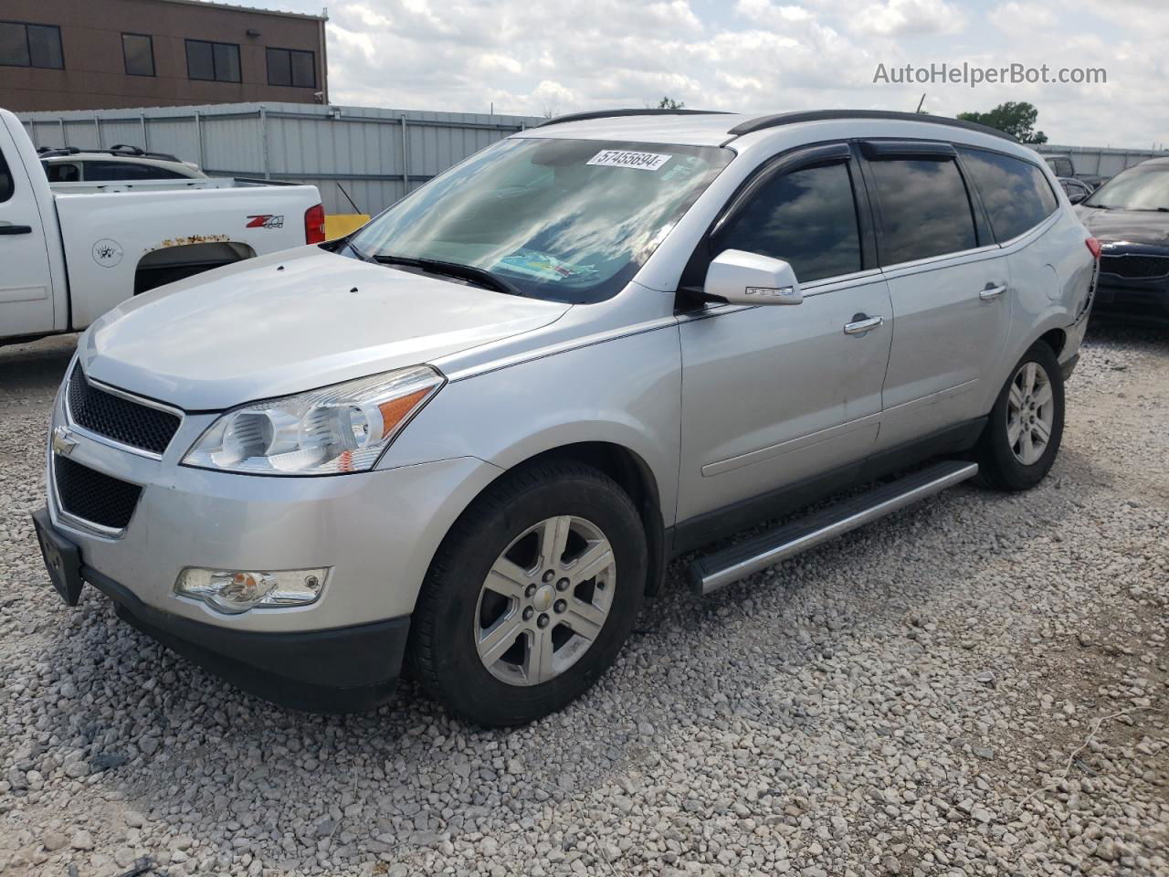 2012 Chevrolet Traverse Lt Silver vin: 1GNKRJED2CJ250264