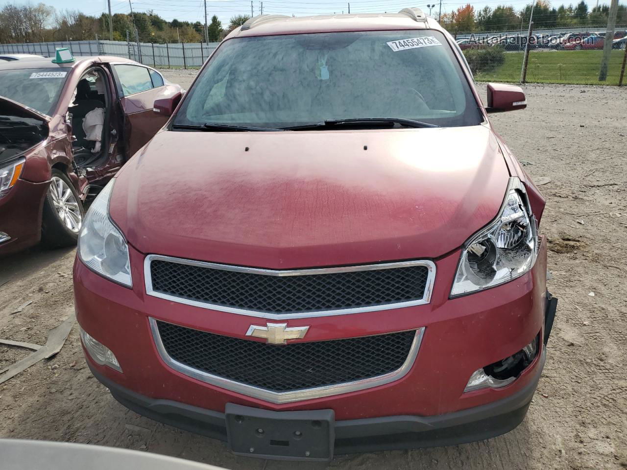 2012 Chevrolet Traverse Lt Red vin: 1GNKRJED2CJ272085