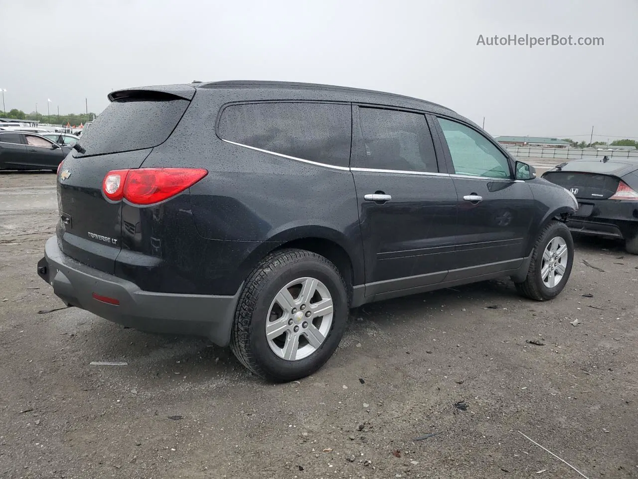 2011 Chevrolet Traverse Lt Black vin: 1GNKRJED3BJ181938