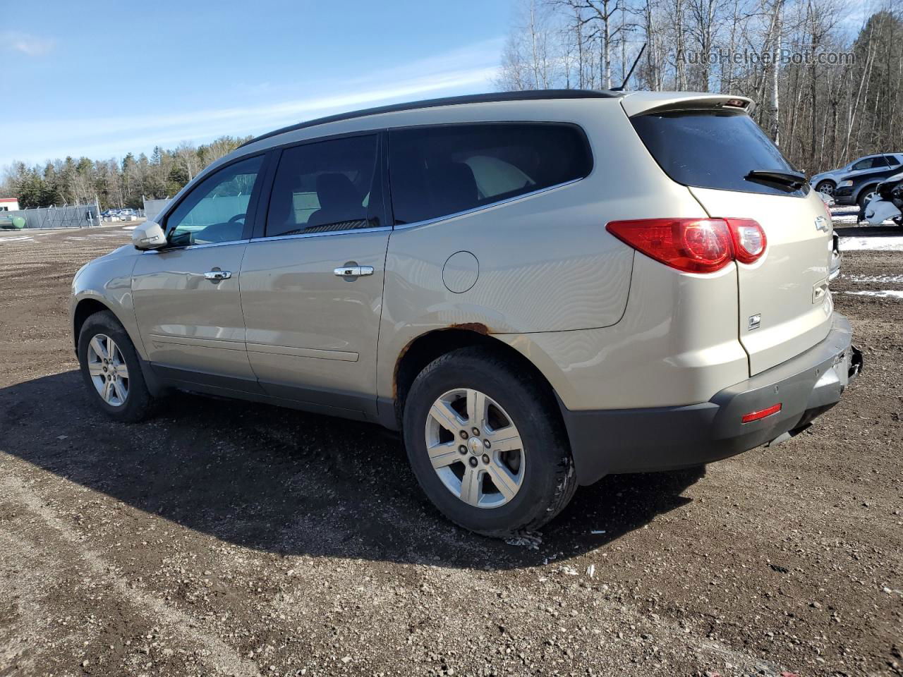 2011 Chevrolet Traverse Lt Beige vin: 1GNKRJED3BJ219720