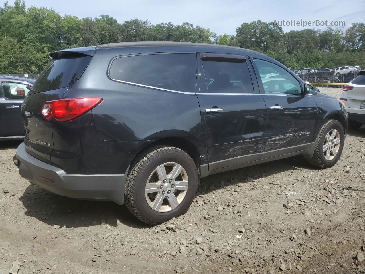 2011 Chevrolet Traverse Lt Black vin: 1GNKRJED4BJ288545