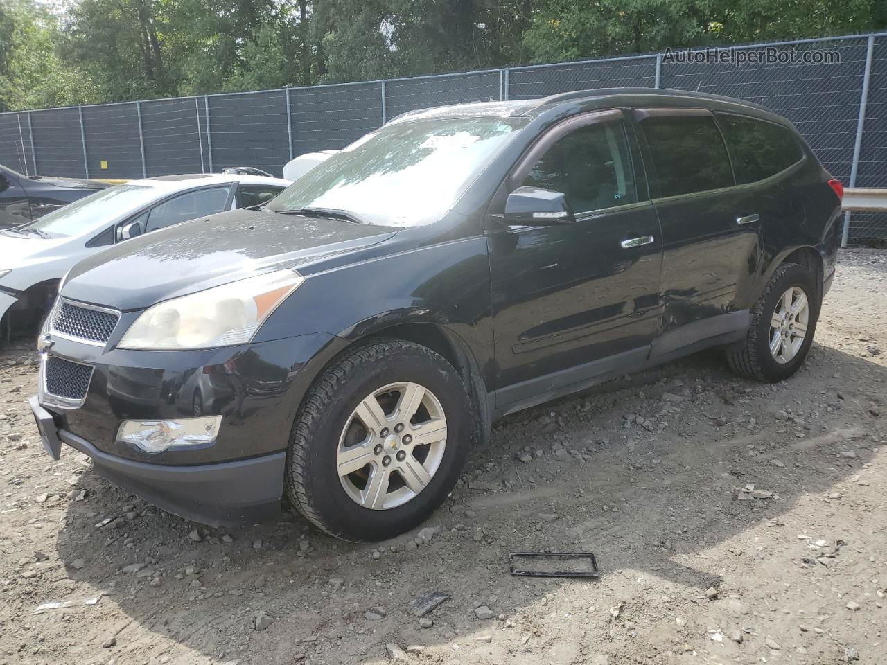 2011 Chevrolet Traverse Lt Black vin: 1GNKRJED4BJ288545