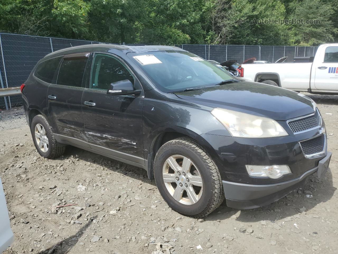 2011 Chevrolet Traverse Lt Black vin: 1GNKRJED4BJ288545