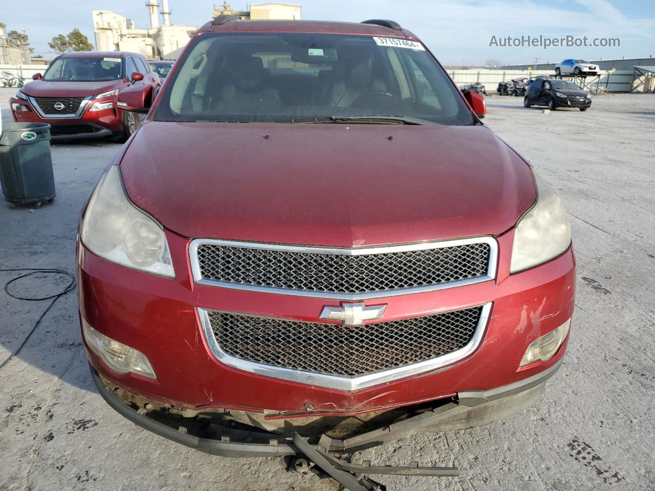 2012 Chevrolet Traverse Lt Maroon vin: 1GNKRJED4CJ137707