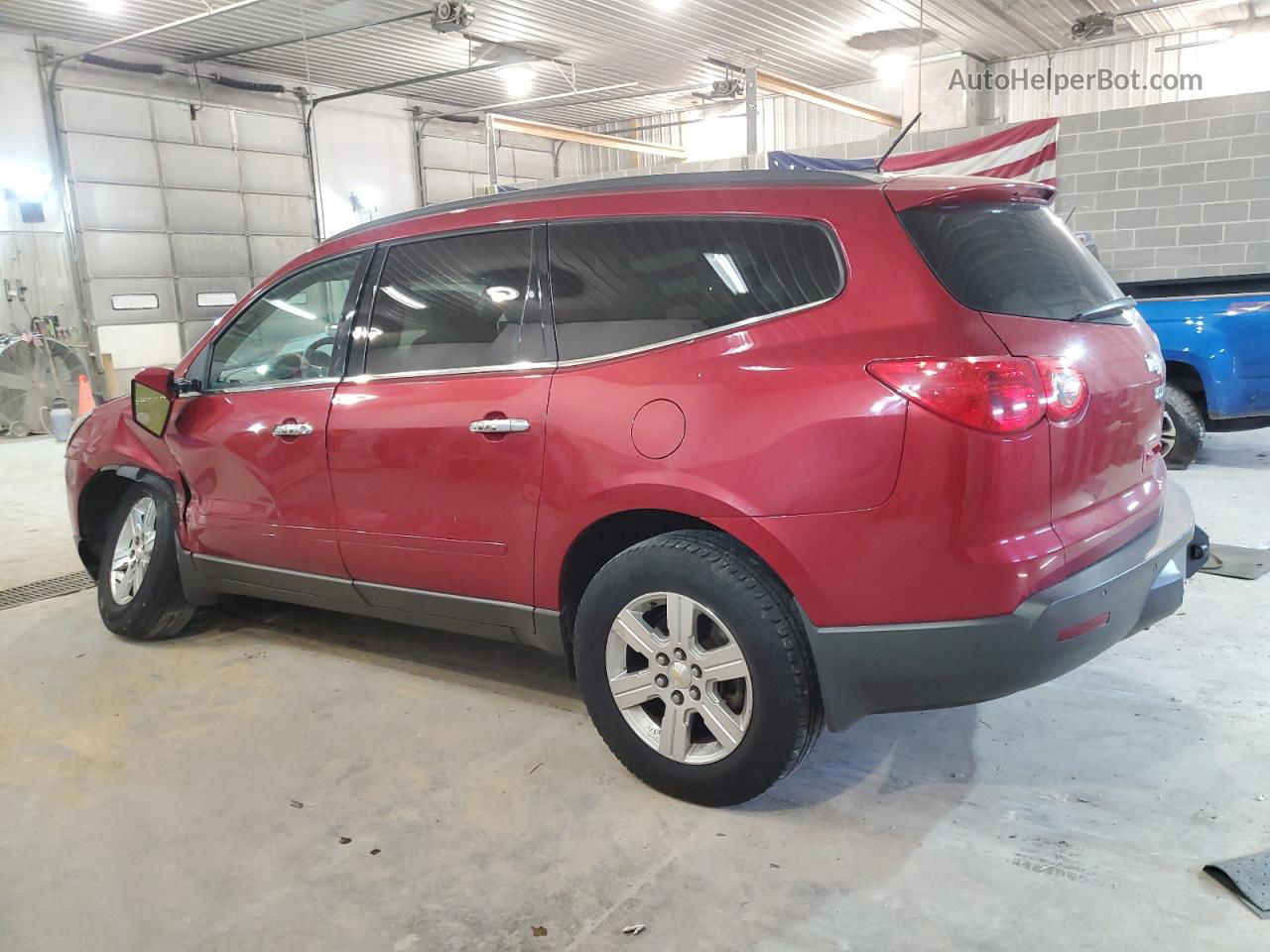 2012 Chevrolet Traverse Lt Burgundy vin: 1GNKRJED4CJ396309