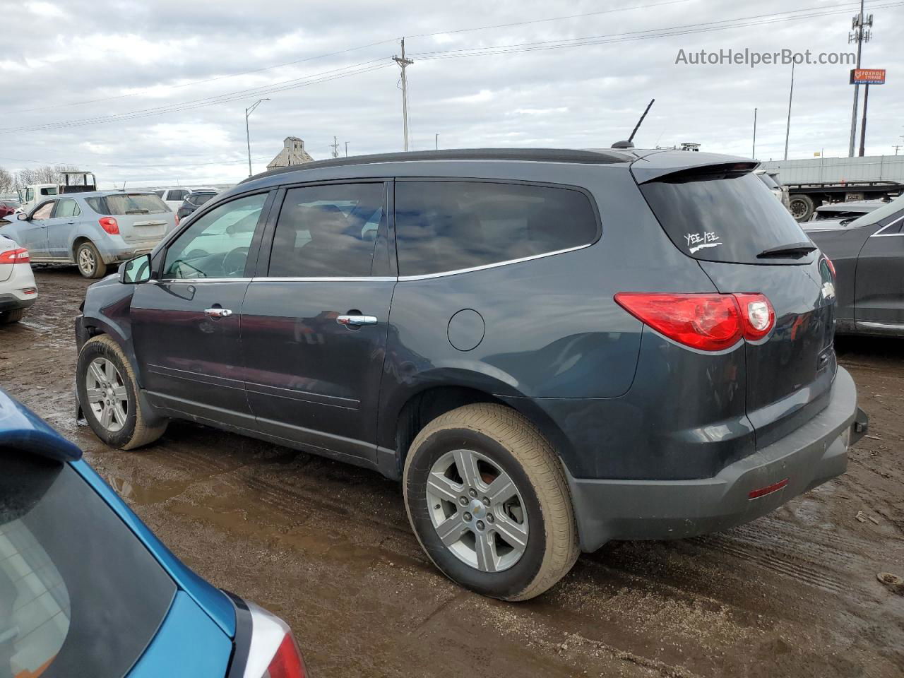 2011 Chevrolet Traverse Lt Gray vin: 1GNKRJED5BJ115505