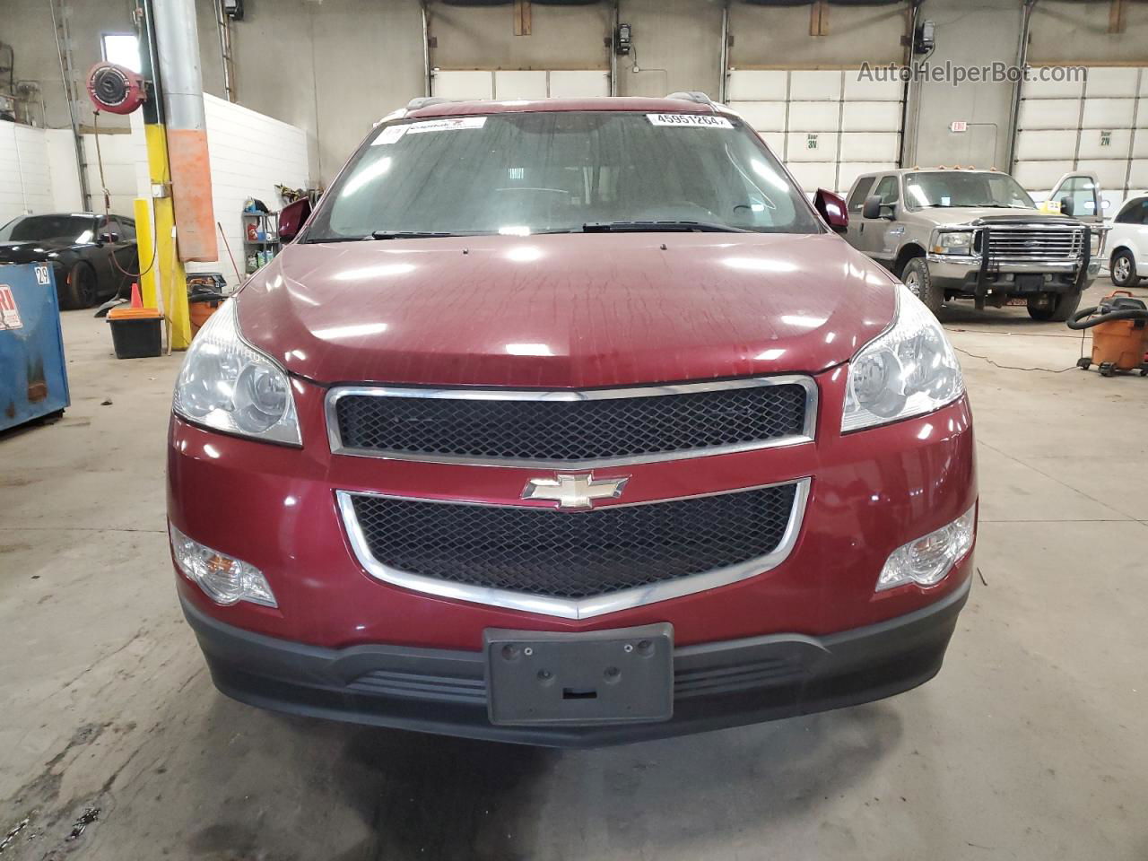 2011 Chevrolet Traverse Lt Burgundy vin: 1GNKRJED5BJ126021