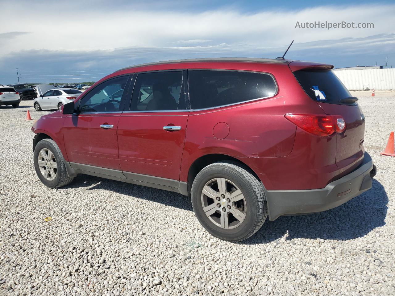 2011 Chevrolet Traverse Lt Red vin: 1GNKRJED5BJ293253