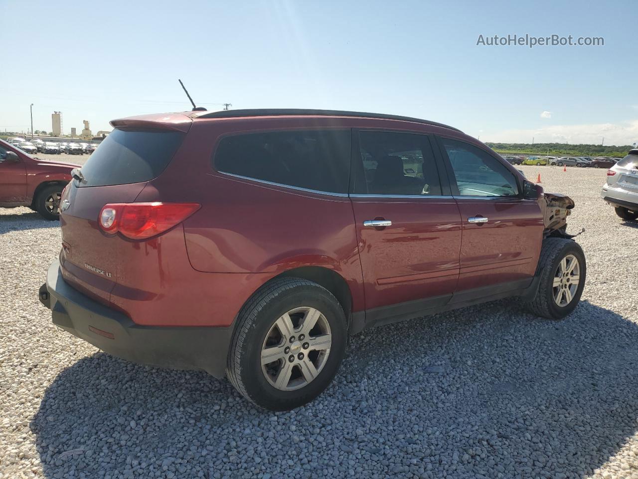 2011 Chevrolet Traverse Lt Red vin: 1GNKRJED5BJ293253