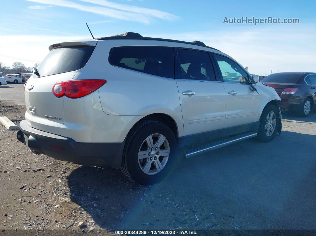 2012 Chevrolet Traverse 2lt White vin: 1GNKRJED5CJ196491