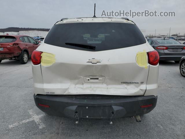 2011 Chevrolet Traverse Lt White vin: 1GNKRJED6BJ185885