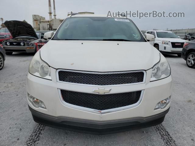 2011 Chevrolet Traverse Lt White vin: 1GNKRJED6BJ185885