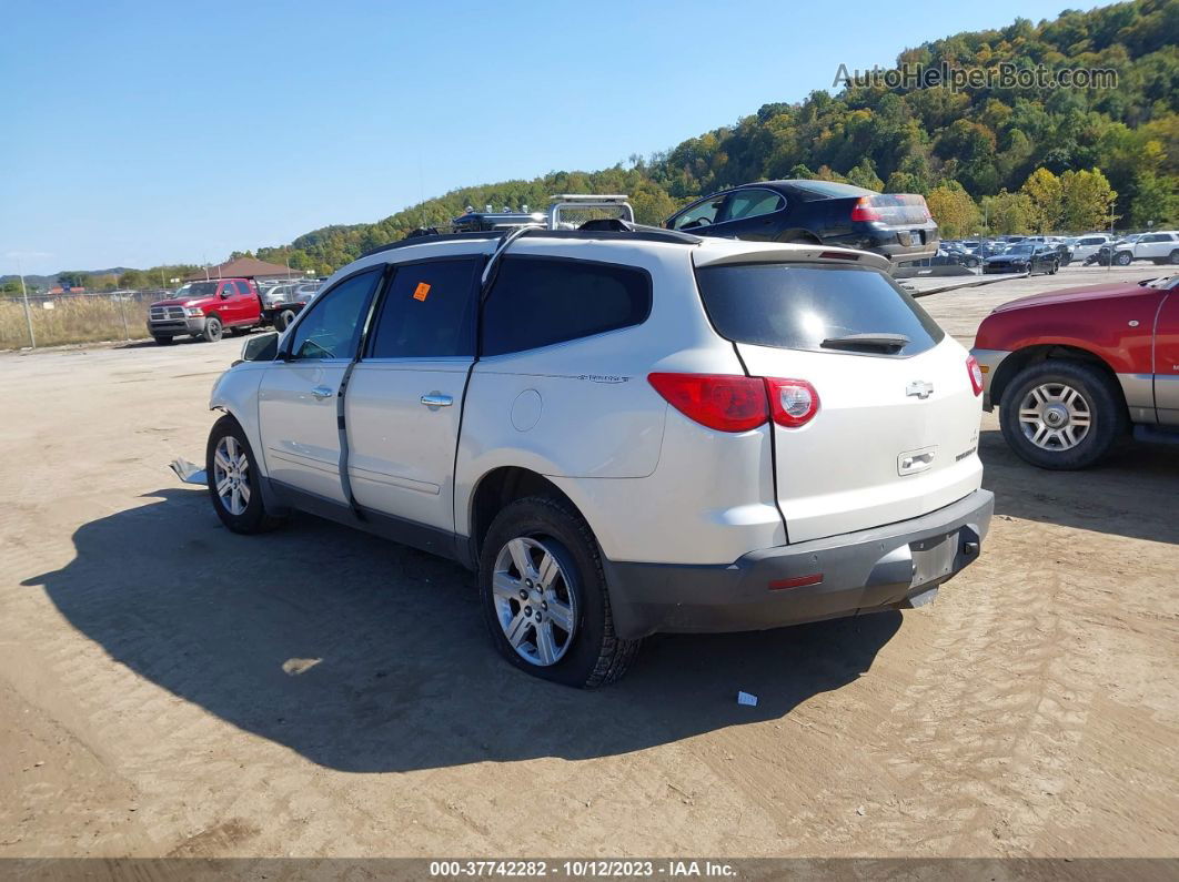 2012 Chevrolet Traverse Lt W/2lt White vin: 1GNKRJED6CJ172412